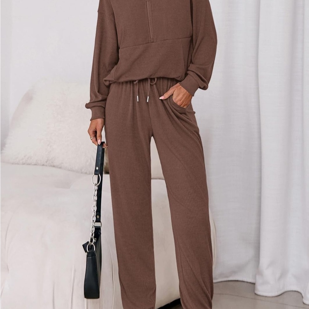 Women's PrettyGarden Brown Lounge Set